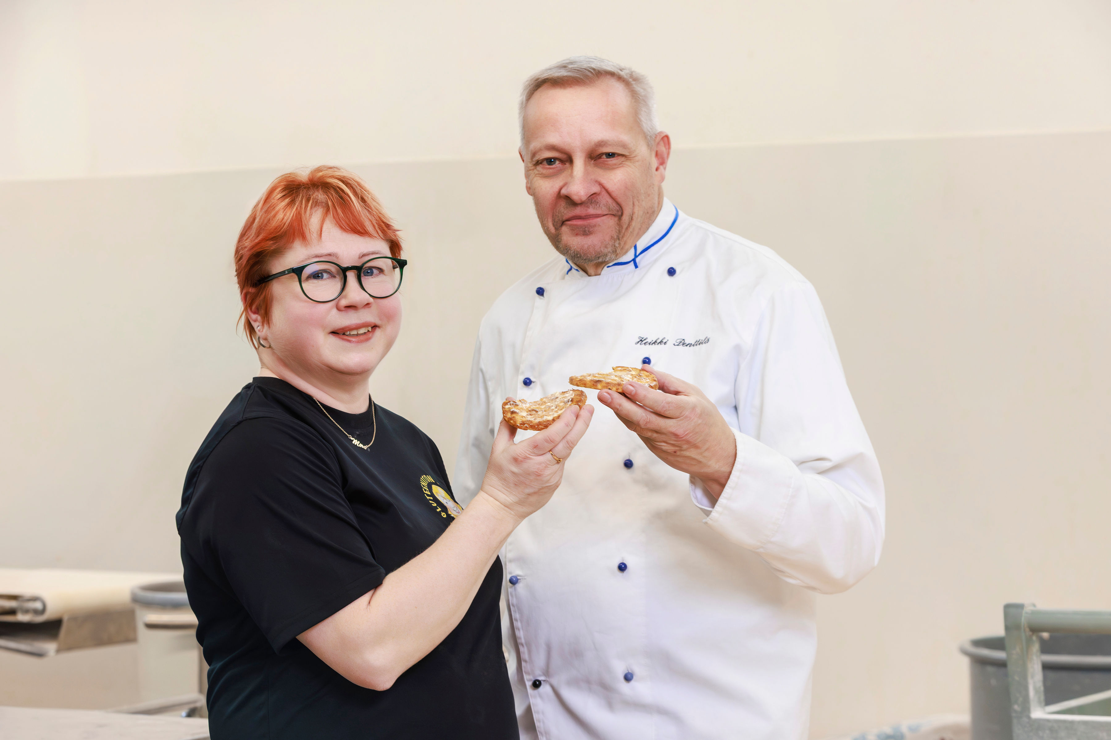 Mira Lindqvist ja Heikki Penttilä, Aitoo rieskaleipurit ry, kuva Annamaria Palsi-Ikonen